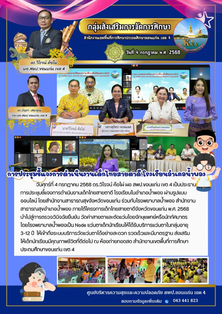 จดหมายข่าวกลุ่มส่งเสริมการจัดการศึกษา ฉ.วันที่ 4 ก.ค.(2) 2568