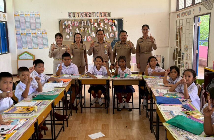 ผอ.สพป.ขอนแก่น เขต 4 ลงพื้นที่ตรวจเยี่ยมโรงเรียนรับเปิดเทอม