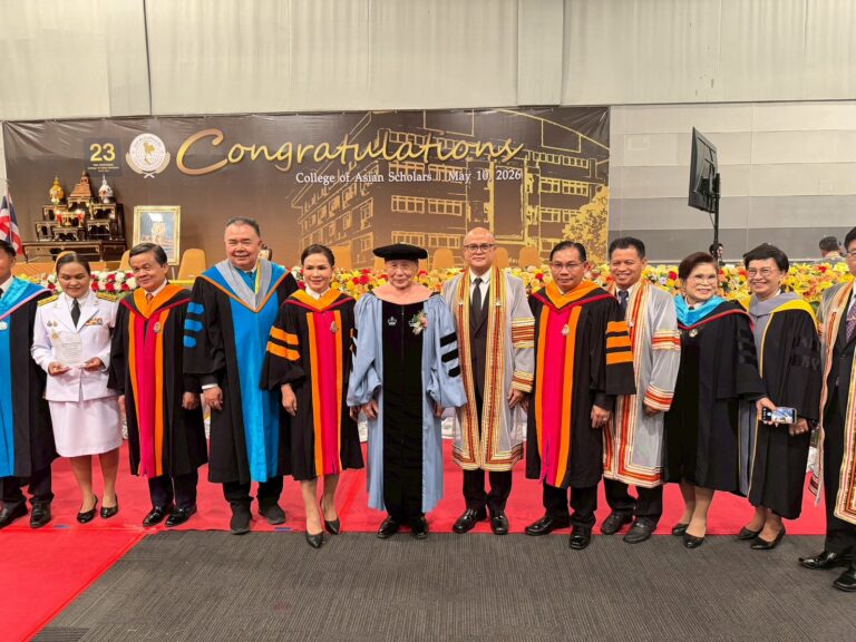 ร่วมแสดงความยินดี พิธีประสาทปริญญาบัตร วิทยาลัยบัณฑิตเอเซีย ประจำปี 2569