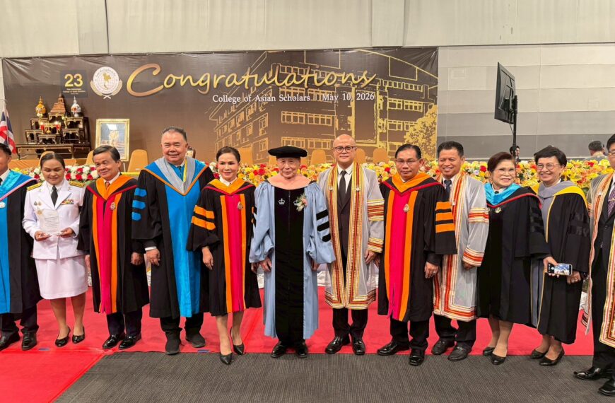 ร่วมแสดงความยินดี พิธีประสาทปริญญาบัตร วิทยาลัยบัณฑิตเอเซีย ประจำปี 2569