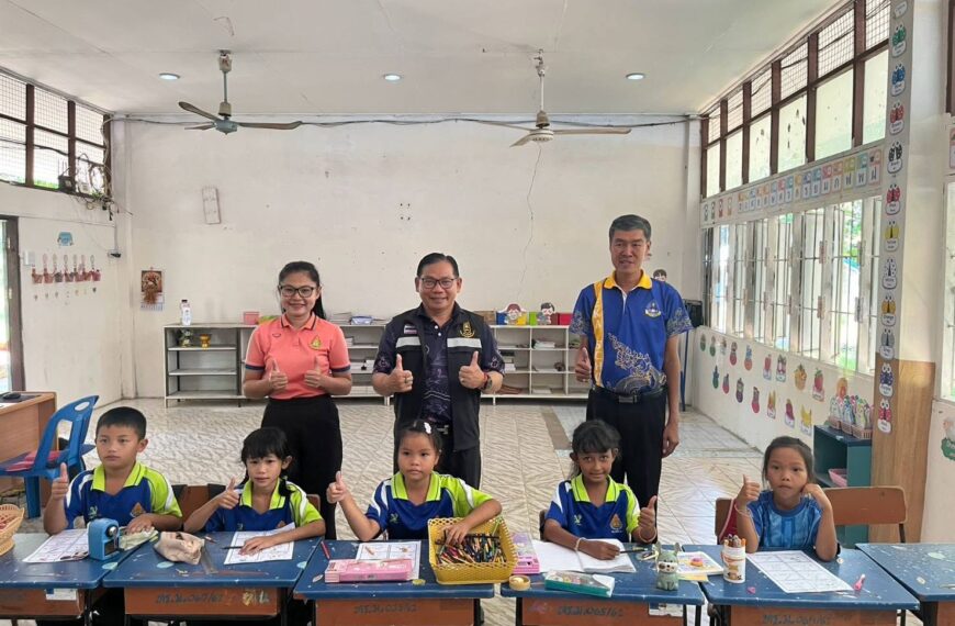 ลงพื้นที่ตรวจเยี่ยม ติดตามโรงเรียนในสังกัด