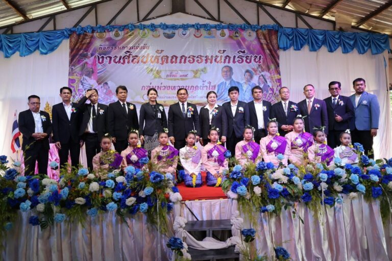 เปิดงานศิลปหัตถกรรมนักเรียน ครั้งที่ 74 กลุ่มโรงเรียนม่วงหวานกุดน้ำใส
