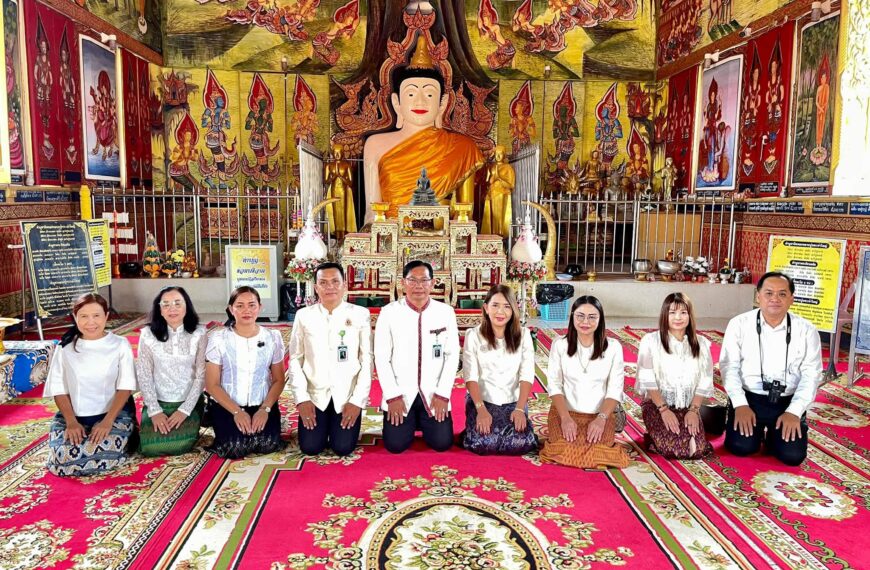 ร่วมทำบุญฯ เนื่องในเทศกาลวันเข้าพรรษาและวันพระ